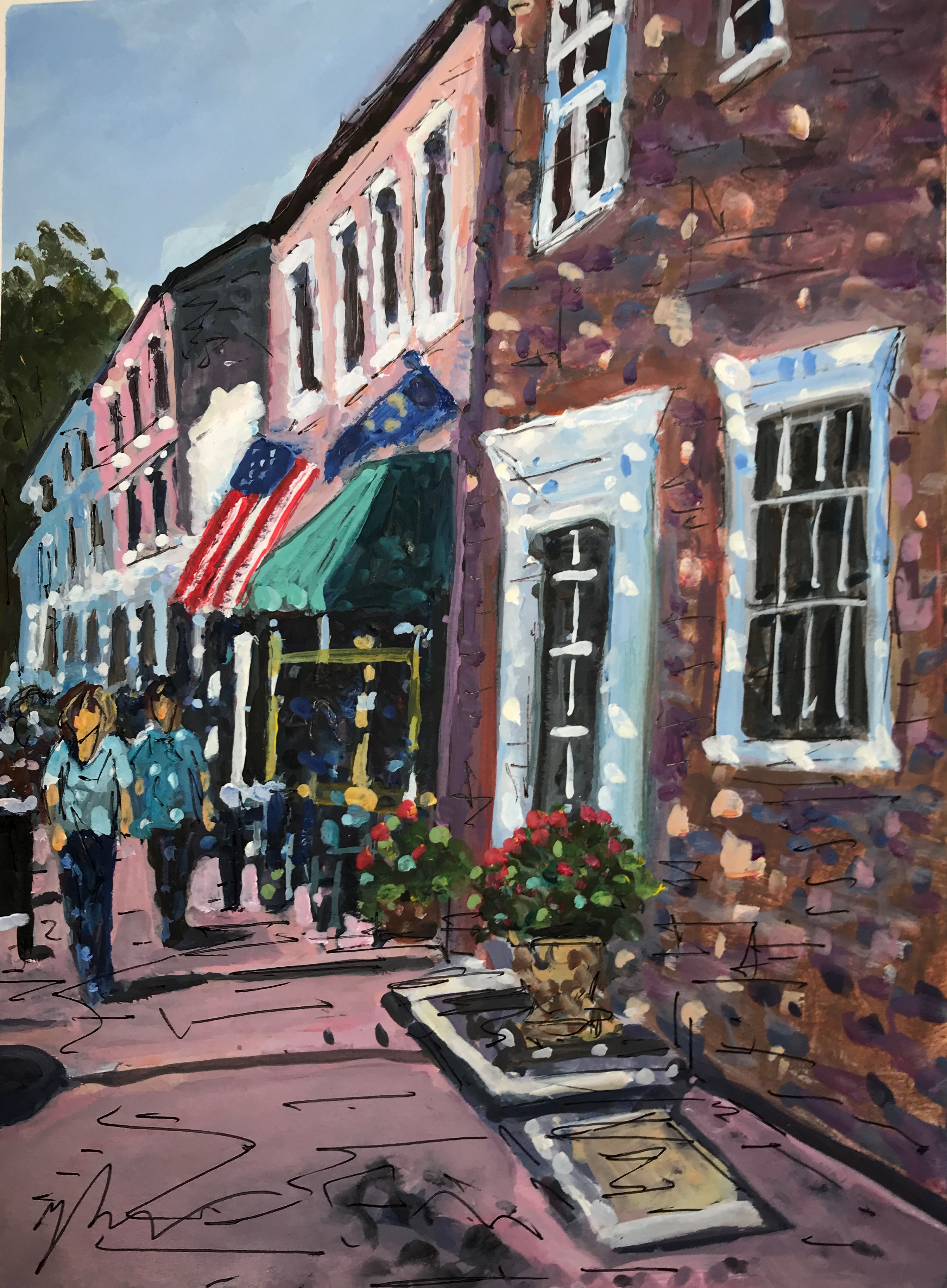 caroline street historic downtown fredericksburg va original
